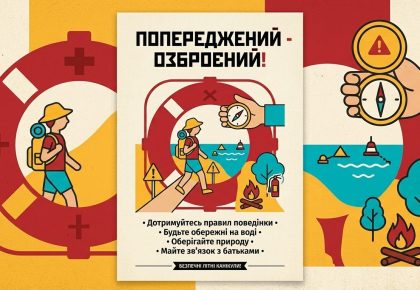 Правила поведінки на літніх канікулах