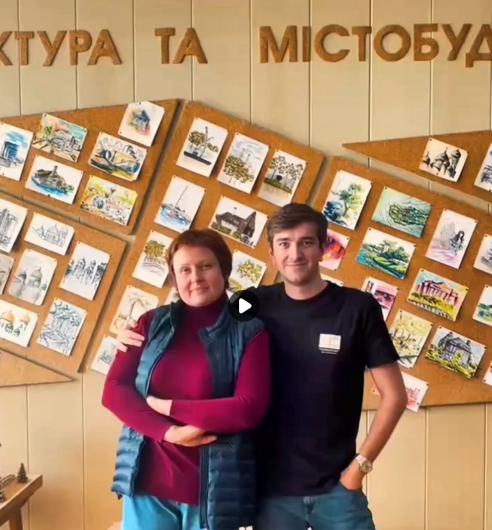 Виставка студентських замальовок